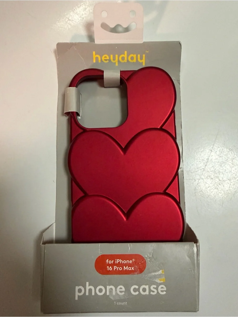 heyday Red Heart iPhone 16 Pro Max Protective Case